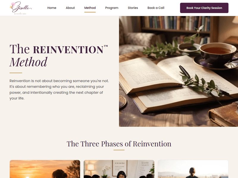 The Reinvention™ Method page